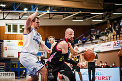 Basketball, bet-at-home Basketball Superliga 2021/22, Grunddurchgang Runde 9, Oberwart Gunners, Flyers Wels, Christian Von Fintel (27)