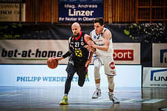 Basketball, bet-at-home Basketball Superliga 2021/22, Grunddurchgang Runde 9, Oberwart Gunners, Flyers Wels, Christian Von Fintel (27)
