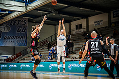 Basketball, bet-at-home Basketball Superliga 2021/22, Grunddurchgang Runde 9, Oberwart Gunners, Flyers Wels, Edi Patekar (9)