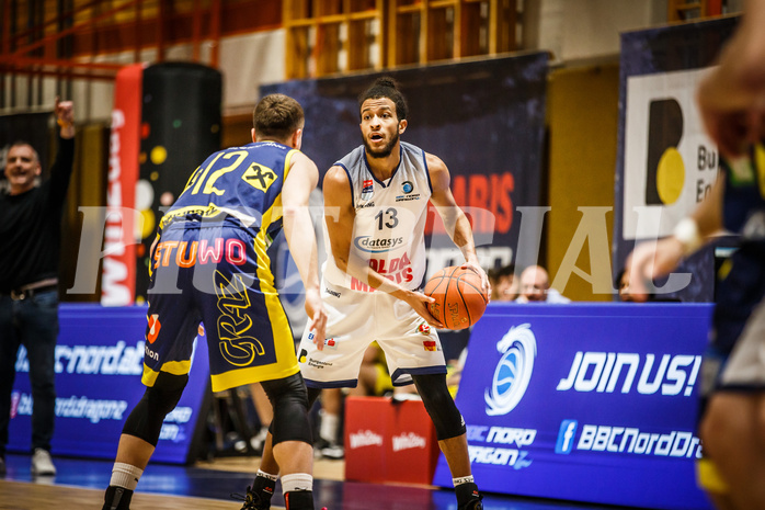 Basketball, win2day Basketball Superliga 2022/23, 4. Qualifikationsrunde, BBC Nord Dragonz, UBSC Graz, Kyran Jordan Mc Clure (13)
