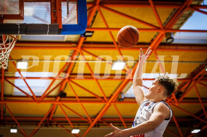 Basketball, win2day Basketball Superliga 2022/23, 4. Qualifikationsrunde, BBC Nord Dragonz, UBSC Graz, Valentin Pasterk (6)