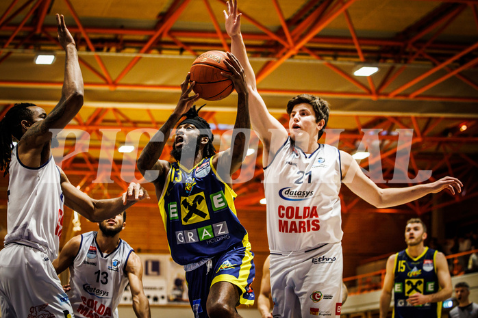Basketball, win2day Basketball Superliga 2022/23, 4. Qualifikationsrunde, BBC Nord Dragonz, UBSC Graz, Issac James Vann Jr (13)