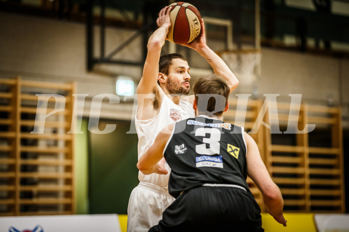 Basketball, Basketball Zweite Liga, Grunddurchgang 7.Runde, Mattersburg Rocks, Raiders Tirol, Jan NICOLI (6)