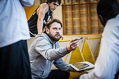 Basketball, Basketball Zweite Liga, Grunddurchgang 7.Runde, Mattersburg Rocks, Raiders Tirol, A. Medinov (Head Coach)