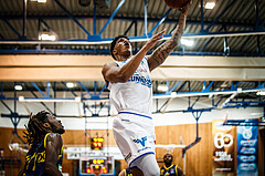 Basketball, bet-at-home Basketball Superliga 2021/22, Grunddurchgang Runde 12, Oberwart Gunners, UBSC Graz, Rob Howard (5)