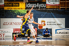Basketball, bet-at-home Basketball Superliga 2021/22, Grunddurchgang Runde 12, Oberwart Gunners, UBSC Graz, Edi Patekar (9)