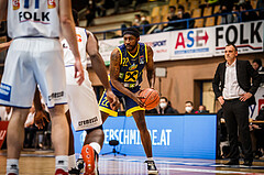 Basketball, bet-at-home Basketball Superliga 2021/22, Grunddurchgang Runde 12, Oberwart Gunners, UBSC Graz, Jonathan Wess (22)