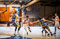 Basketball, bet-at-home Basketball Superliga 2021/22, Grunddurchgang Runde 12, Oberwart Gunners, UBSC Graz, Rob Howard (5)