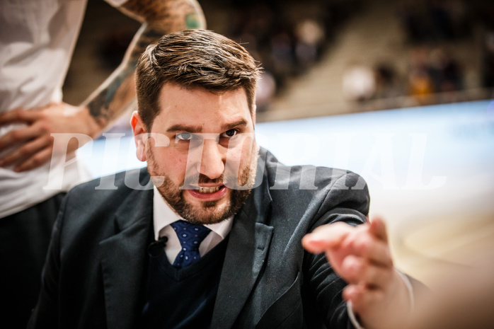Basketball, bet-at-home Basketball Superliga 2021/22, Grunddurchgang Runde 12, Oberwart Gunners, UBSC Graz, Horst Leitner (Coach)