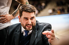 Basketball, bet-at-home Basketball Superliga 2021/22, Grunddurchgang Runde 12, Oberwart Gunners, UBSC Graz, Horst Leitner (Coach)