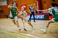 Basketball, Win2Day Basketball Damen Superliga 2024/25, Grunddurchgang 7.Runde, Vienna Timberwolves, UBI Graz, Ida Praschl (5), Elisa Khamis (1)