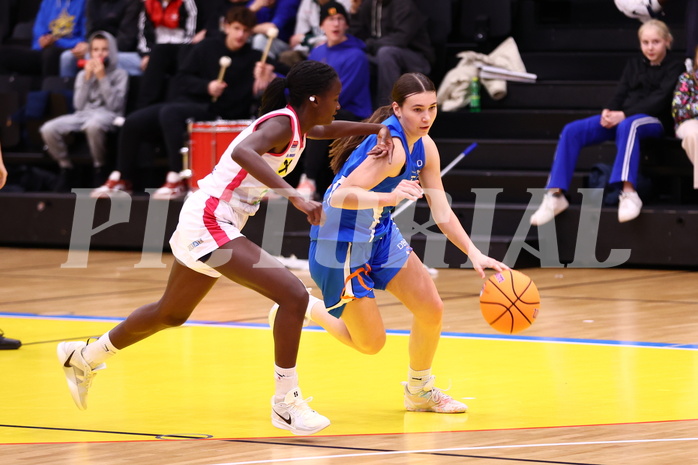 24.11.2024, Graz, Raiffeisen Sportpark, Basketball Damen Superliga 2024/25, Grunddurchgang, 7.Runde, UBSC-DBBC Graz - DBB Wels,  