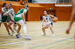 Basketball, Win2Day Basketball Damen Superliga 2024/25, Grunddurchgang 7.Runde, Vienna Timberwolves, UBI Graz, Elisa Khamis (1)