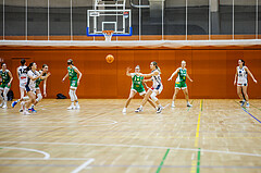 Basketball, Win2Day Basketball Damen Superliga 2024/25, Grunddurchgang 7.Runde, Vienna Timberwolves, UBI Graz, Anja Knoflach (3), Johanna Mölls (4)