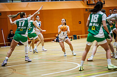 Basketball, Win2Day Basketball Damen Superliga 2024/25, Grunddurchgang 7.Runde, Vienna Timberwolves, UBI Graz, Elisa Khamis (1)