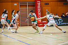 Basketball, Win2Day Basketball Damen Superliga 2024/25, Grunddurchgang 7.Runde, Vienna Timberwolves, UBI Graz, Nika Cic (18), Johanna Mölls (4)