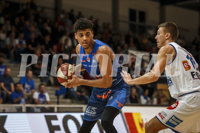 Basketball, Admiral Basketball Superliga 2019/20, Grunddurchgang 1.Runde, Oberwart Gunners, Kapfenberg Bulls, Jeremy Jones (15)
