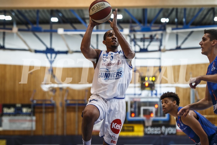 Basketball, Admiral Basketball Superliga 2019/20, Grunddurchgang 1.Runde, Oberwart Gunners, Kapfenberg Bulls, Lawrence Alexander (6)
