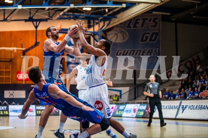 Basketball, Admiral Basketball Superliga 2019/20, Grunddurchgang 1.Runde, UNGER STEEL Gunners Oberwart, Kapfenberg Bulls, Lawrence Alexander (6)