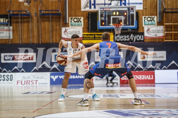Basketball, Admiral Basketball Superliga 2019/20, Grunddurchgang 1.Runde, Oberwart Gunners, Kapfenberg Bulls, Stefan Blazevic (13)