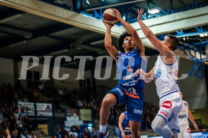 Basketball, Admiral Basketball Superliga 2019/20, Grunddurchgang 1.Runde, UNGER STEEL Gunners Oberwart, Kapfenberg Bulls, Keenan Gumbs (4)