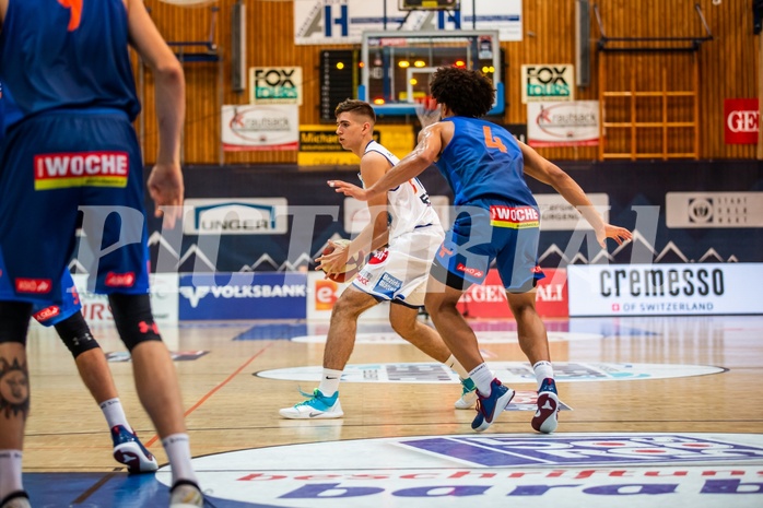Basketball, Admiral Basketball Superliga 2019/20, Grunddurchgang 1.Runde, UNGER STEEL Gunners Oberwart, Kapfenberg Bulls, Stefan Blazevic (13)