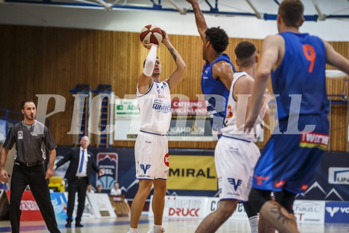 Basketball, Admiral Basketball Superliga 2019/20, Grunddurchgang 1.Runde, Oberwart Gunners, Kapfenberg Bulls, Saimon Sutt (11)