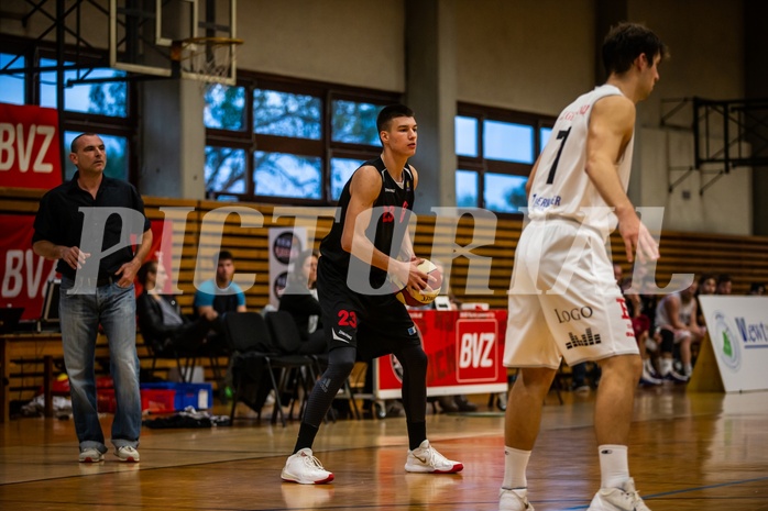 Basketball, Basketball Zweite Liga, Grunddurchgang 2.Runde, Mattersburg Rocks, Mistelbach Mustangs, Maximilian Girschik (23)