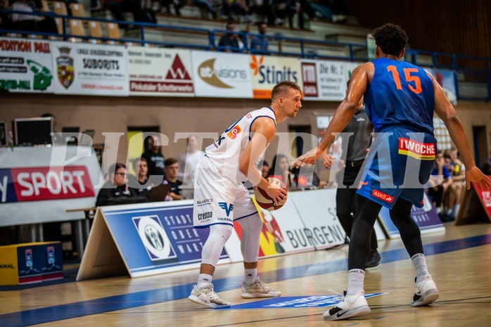 Basketball, Admiral Basketball Superliga 2019/20, Grunddurchgang 1.Runde, UNGER STEEL Gunners Oberwart, Kapfenberg Bulls, Georg Wolf (10)