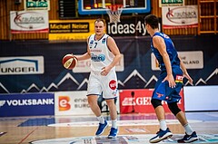 Basketball, Admiral Basketball Superliga 2019/20, Grunddurchgang 1.Runde, UNGER STEEL Gunners Oberwart, Kapfenberg Bulls, Sebastian Käferle (7)