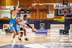 Basketball, bet-at-home Basketball Superliga 2020/21, Viertelfinale Spiel 3, Oberwart Gunners, SKN St. Pölten, Nigel Pruitt (11)