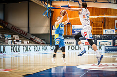 Basketball, bet-at-home Basketball Superliga 2020/21, Viertelfinale Spiel 3, Oberwart Gunners, SKN St. Pölten, Roman Jagsch (9)