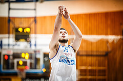 Basketball, bet-at-home Basketball Superliga 2020/21, Viertelfinale Spiel 3, Oberwart Gunners, SKN St. Pölten, Ignas Fiodorovas (5)
