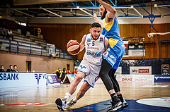 Basketball, bet-at-home Basketball Superliga 2020/21, Viertelfinale Spiel 3, Oberwart Gunners, SKN St. Pölten, Ignas Fiodorovas (5)