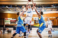 Basketball, bet-at-home Basketball Superliga 2020/21, Viertelfinale Spiel 3, Oberwart Gunners, SKN St. Pölten, Edi Patekar (9)