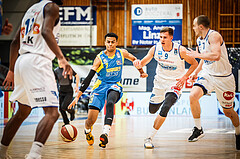 Basketball, bet-at-home Basketball Superliga 2020/21, Viertelfinale Spiel 3, Oberwart Gunners, SKN St. Pölten, Steven Kaltenbrunner (7)