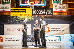 Basketball, bet-at-home Basketball Superliga 2020/21, Viertelfinale Spiel 3, Oberwart Gunners, SKN St. Pölten, Referees