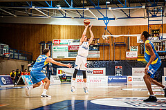 Basketball, bet-at-home Basketball Superliga 2020/21, Viertelfinale Spiel 3, Oberwart Gunners, SKN St. Pölten, Edi Patekar (9)