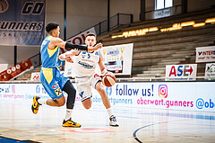Basketball, bet-at-home Basketball Superliga 2020/21, Viertelfinale Spiel 3, Oberwart Gunners, SKN St. Pölten, Ignas Fiodorovas (5)