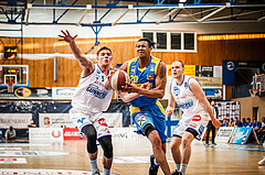 Basketball, bet-at-home Basketball Superliga 2020/21, Viertelfinale Spiel 3, Oberwart Gunners, SKN St. Pölten, Chris Fergusson (20)