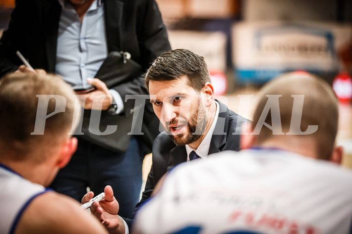 Basketball, bet-at-home Basketball Superliga 2020/21, Viertelfinale Spiel 3, Oberwart Gunners, SKN St. Pölten, Horst Leitner (Coach)