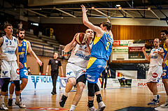 Basketball, bet-at-home Basketball Superliga 2020/21, Viertelfinale Spiel 3, Oberwart Gunners, SKN St. Pölten, Sebastian Käferle (7)