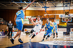 Basketball, bet-at-home Basketball Superliga 2020/21, Viertelfinale Spiel 3, Oberwart Gunners, SKN St. Pölten, Edi Patekar (9)