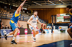 Basketball, bet-at-home Basketball Superliga 2020/21, Viertelfinale Spiel 3, Oberwart Gunners, SKN St. Pölten, Ignas Fiodorovas (5)
