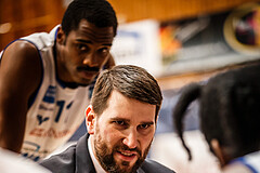 Basketball, bet-at-home Basketball Superliga 2020/21, Viertelfinale Spiel 3, Oberwart Gunners, SKN St. Pölten, Horst Leitner (Coach)