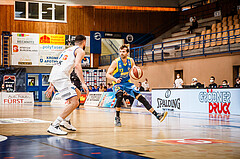 Basketball, bet-at-home Basketball Superliga 2020/21, Viertelfinale Spiel 3, Oberwart Gunners, SKN St. Pölten, Lukas Böck (13)