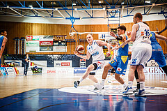 Basketball, bet-at-home Basketball Superliga 2020/21, Viertelfinale Spiel 3, Oberwart Gunners, SKN St. Pölten, Sebastian Käferle (7)