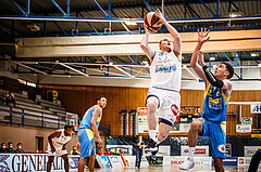 Basketball, bet-at-home Basketball Superliga 2020/21, Viertelfinale Spiel 3, Oberwart Gunners, SKN St. Pölten, Sebastian Käferle (7)