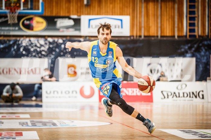 Basketball, bet-at-home Basketball Superliga 2020/21, Viertelfinale Spiel 3, Oberwart Gunners, SKN St. Pölten, Lukas Böck (13)