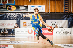 Basketball, bet-at-home Basketball Superliga 2020/21, Viertelfinale Spiel 3, Oberwart Gunners, SKN St. Pölten, Lukas Böck (13)